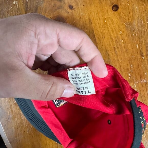 Josta Coca Cola Red Baseball Hat Strapback USA Rare Vintage Trucker - Picture 5 of 5